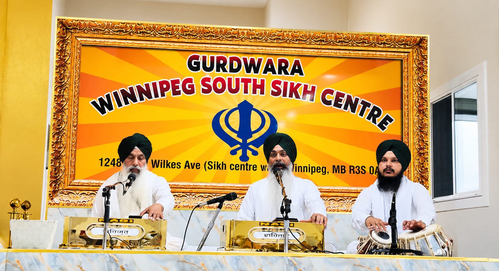 Sangat gathering and fellowship